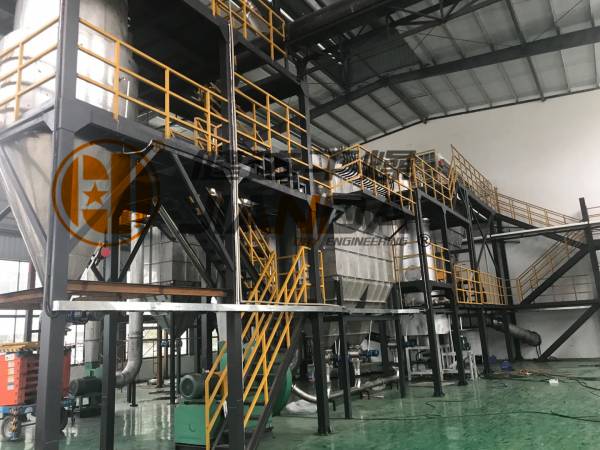 我司硫酸鋇閃蒸干燥機順利交付客戶