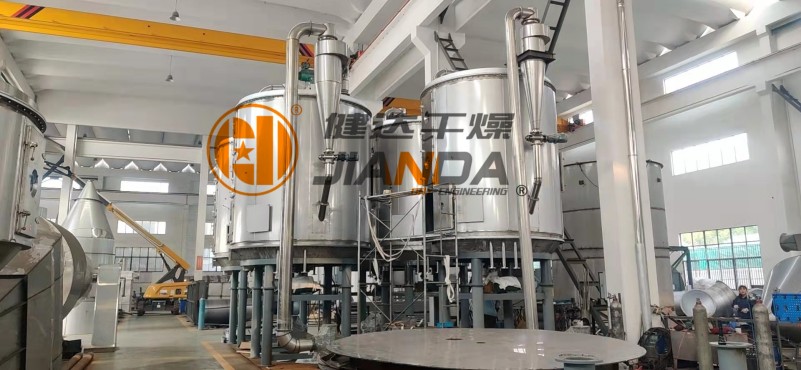 健達珠光顏料干燥整線設備的制作正按計劃推進